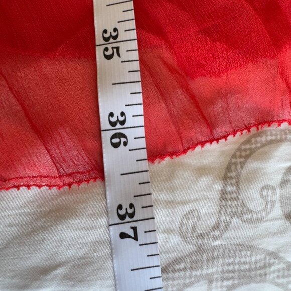 Red 100% Silk Club Monaco Mini Cocktail Dress - Picture 15 of 15